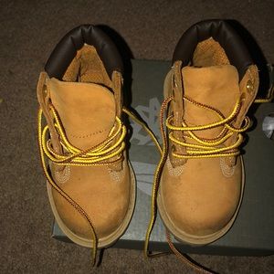 Toddler WheatTimberland Boots BARLEY WORN Size 6C